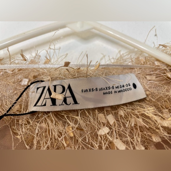 Zara Fringe Sequin Robe Kimono Long
Jacket Coat XS - Picture 10 of 11